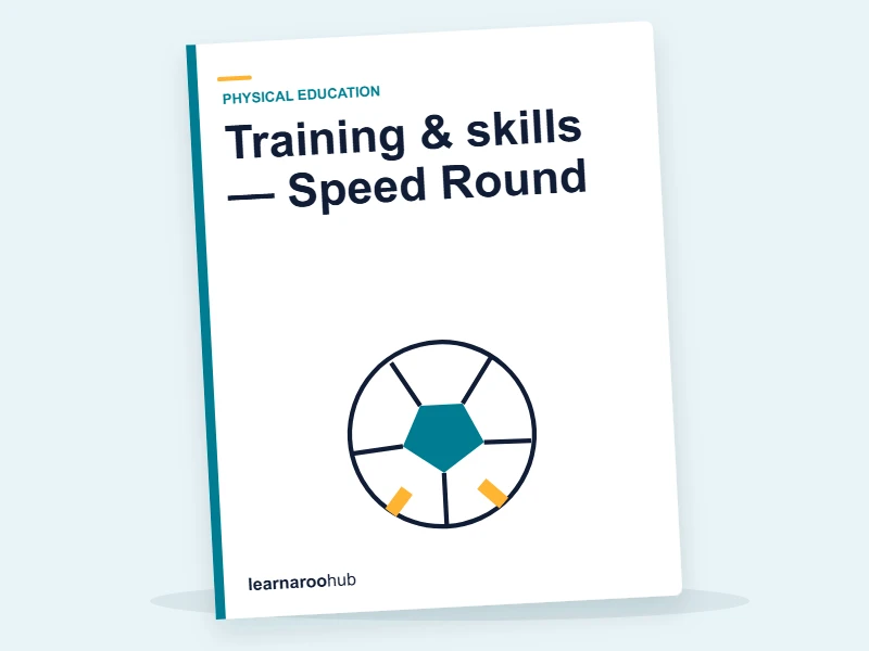 Training & skills — Speed Round — quiz cover