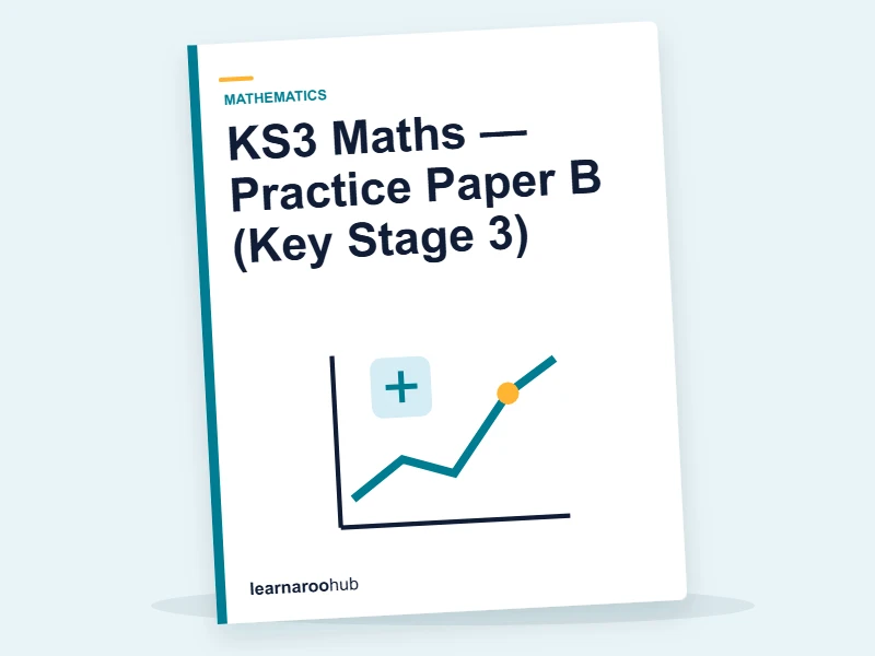 KS3 Maths — Practice Paper B (Key Stage 3) — mock practice paper cover