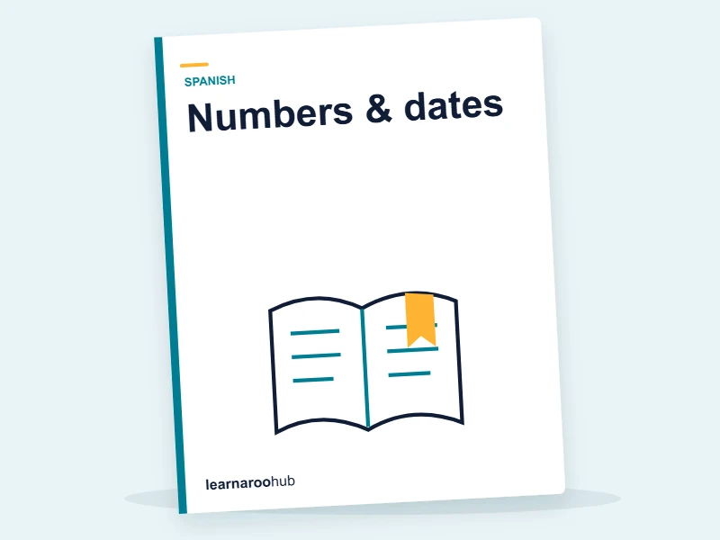 KS3 Spanish — Module 2: Numbers & dates — e-learning module cover
