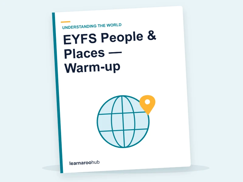 EYFS People & Places — Warm-up — quiz cover