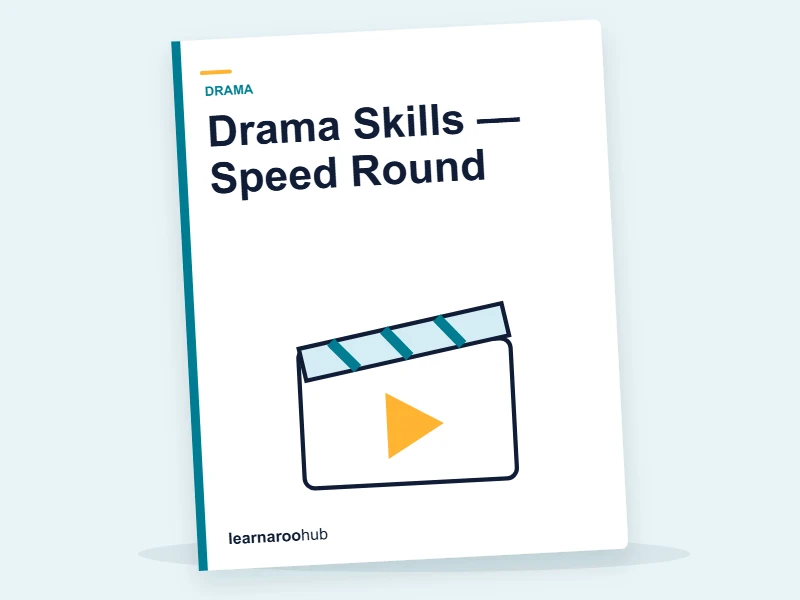 Drama Skills — Speed Round — quiz cover