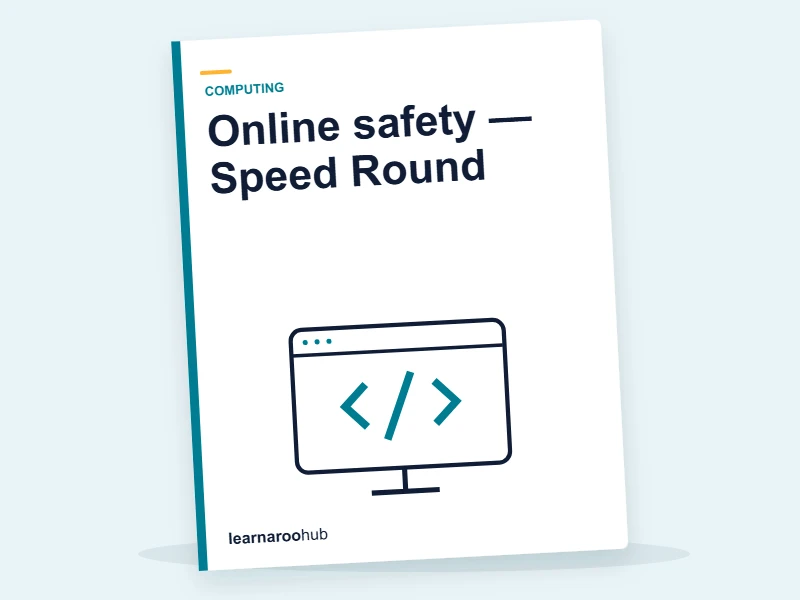 Online safety — Speed Round — quiz cover