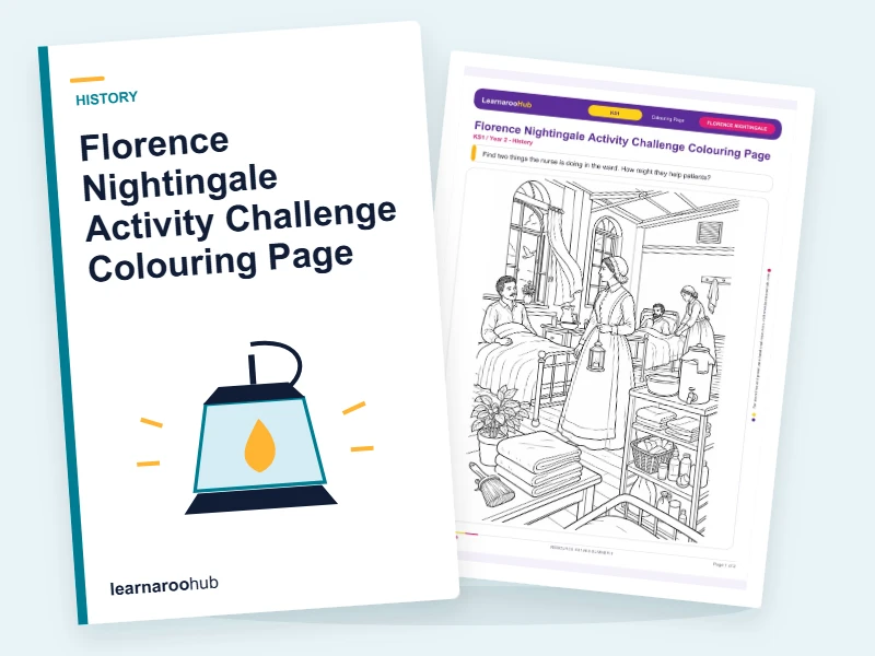 Florence Nightingale Activity Challenge Colouring Page — colouring sheets cover