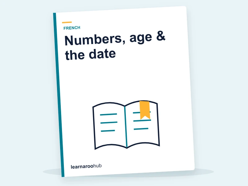 KS2 French — Module 2: Numbers, age & the date — e-learning module cover