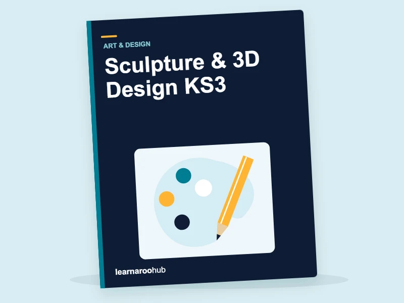 Sculpture & 3D Design KS3 — activity book cover