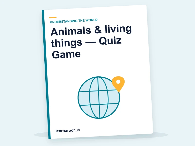 Animals & living things — Quiz Game — quiz cover