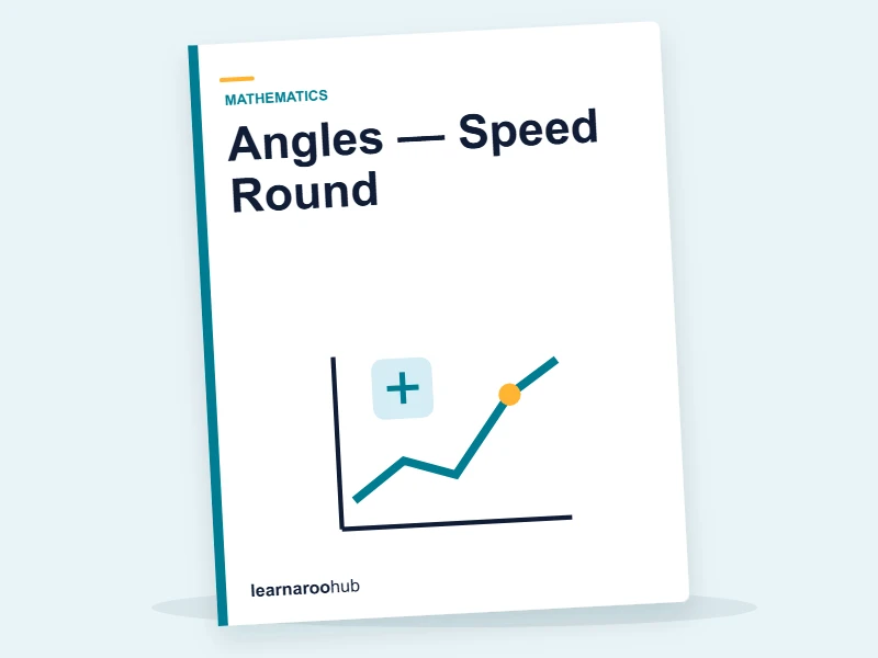 Angles — Speed Round — quiz cover