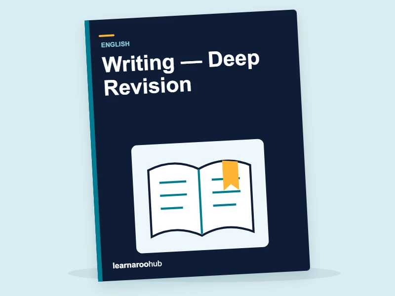KS3 English: Writing — Deep Revision — activity book cover