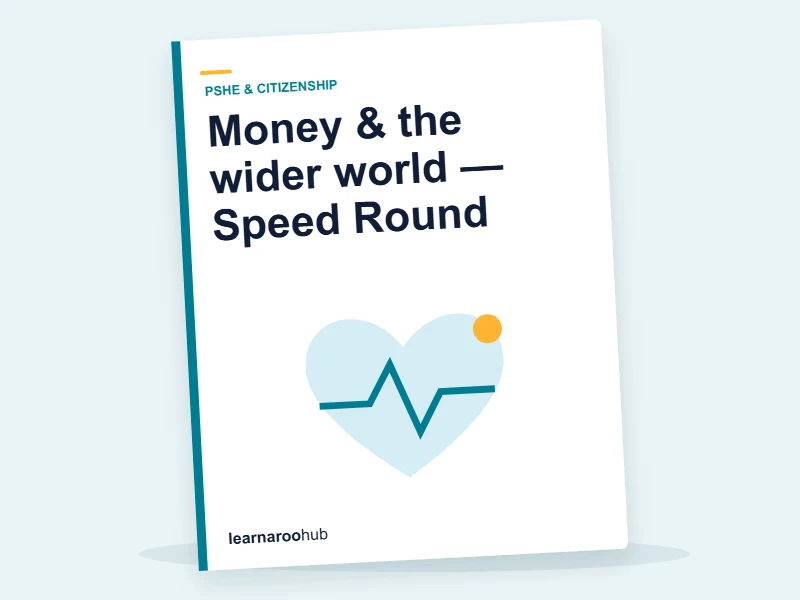 Money & the wider world — Speed Round — quiz cover