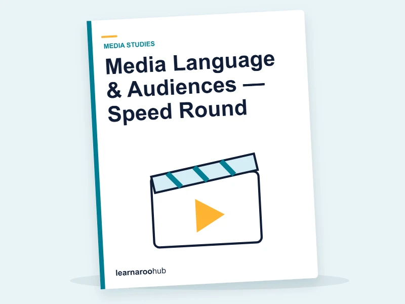 Media Language & Audiences — Speed Round — quiz cover