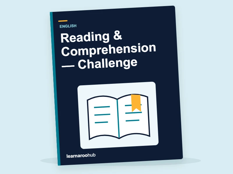 KS3 English: Reading & Comprehension — Challenge — activity book cover