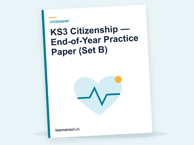 KS3 Citizenship — End-of-Year Practice Paper (Set B) — mock practice paper cover