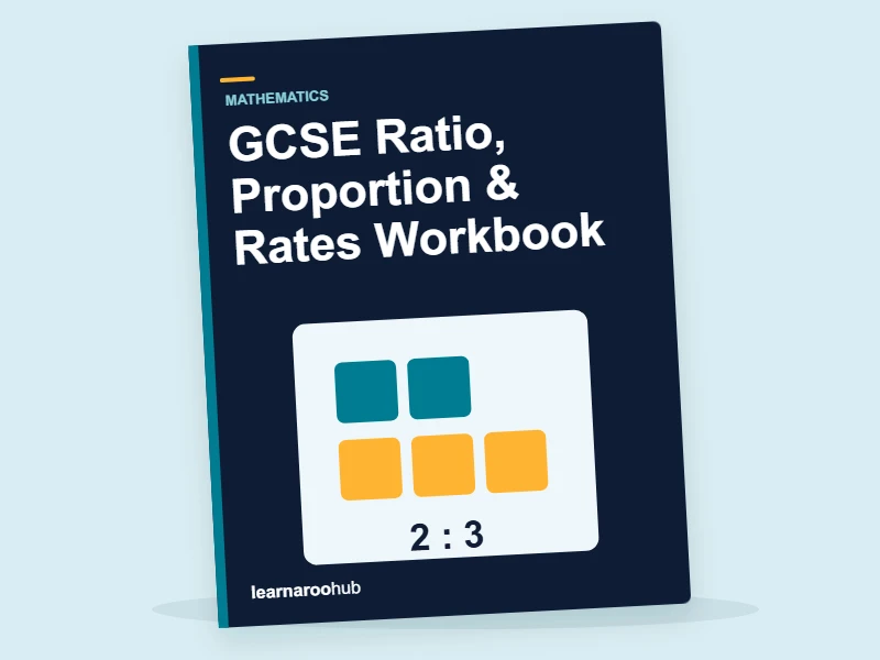 GCSE Ratio, Proportion & Rates Workbook — activity book cover