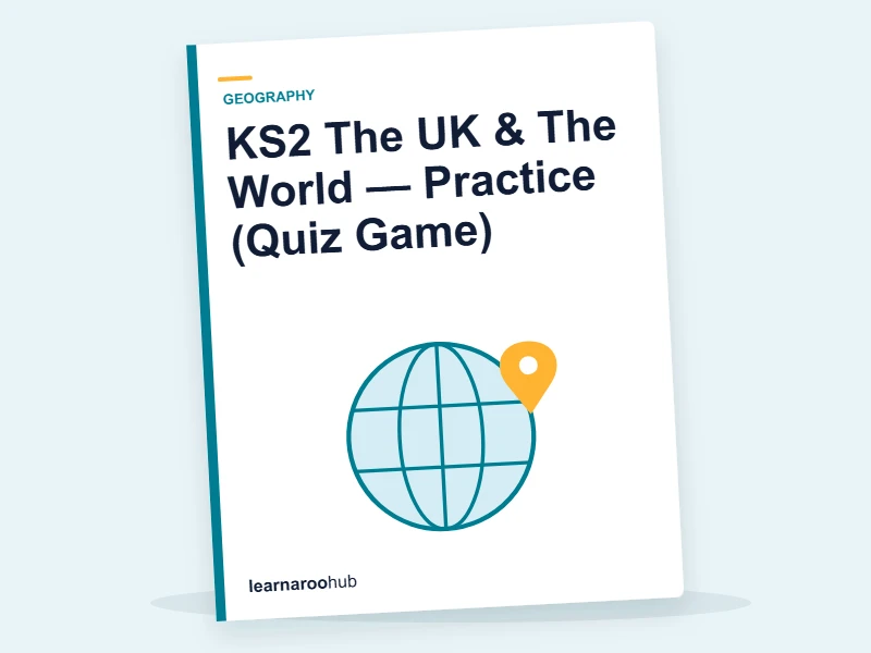 KS2 The UK & The World — Practice (Quiz Game) — quiz cover