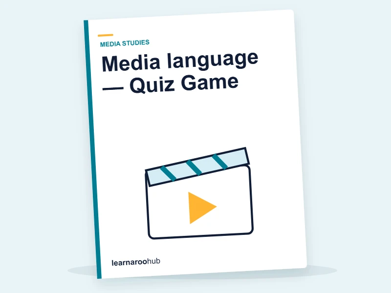 Media language — Quiz Game — quiz cover