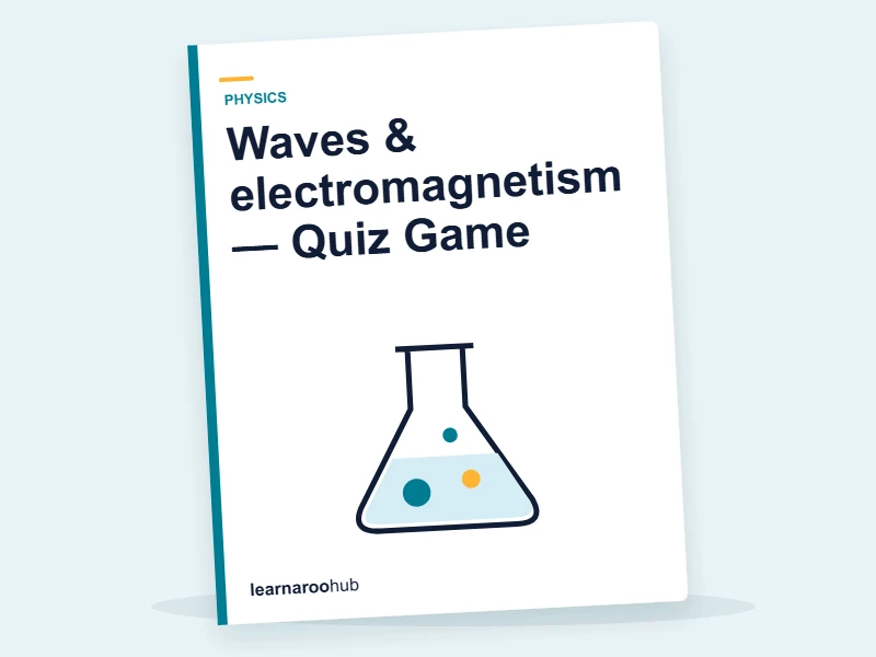 Waves & electromagnetism — Quiz Game — quiz cover
