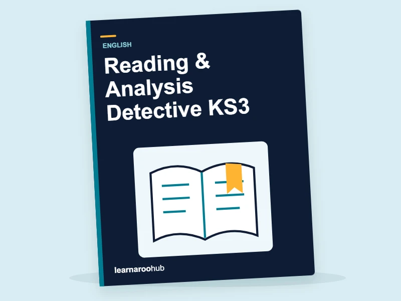 Reading & Analysis Detective KS3 — activity book cover