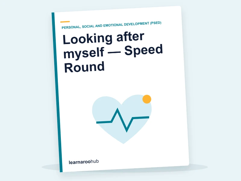 Looking after myself — Speed Round — quiz cover