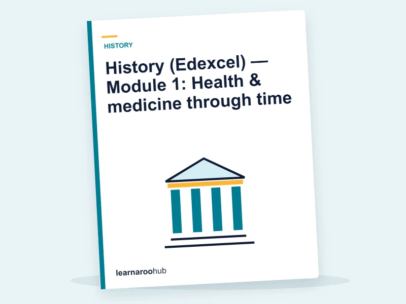 History (Edexcel) — Module 1: Health & medicine through time — e-learning module cover
