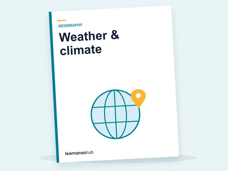 KS3 Geography — Module 3: Weather & climate — e-learning module cover