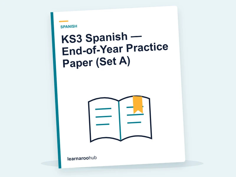 KS3 Spanish — End-of-Year Practice Paper (Set A) — mock practice paper cover