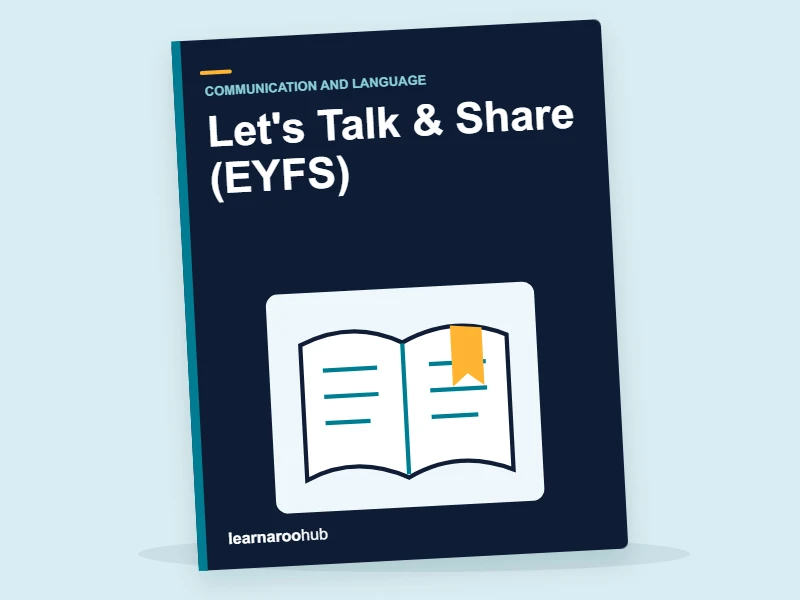 Let's Talk & Share (EYFS) — activity book cover