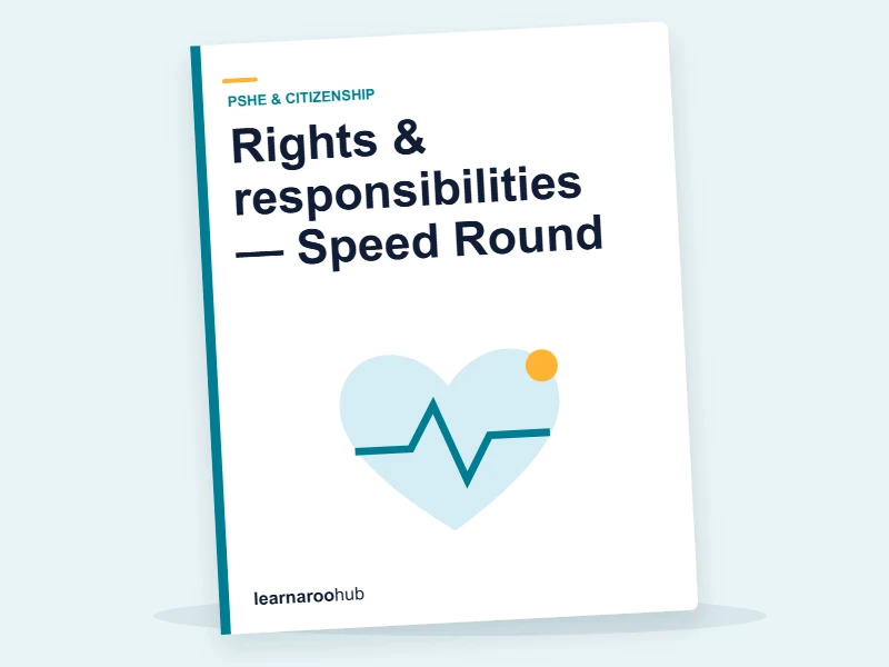 Rights & responsibilities — Speed Round — quiz cover