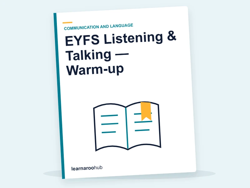 EYFS Listening & Talking — Warm-up — quiz cover