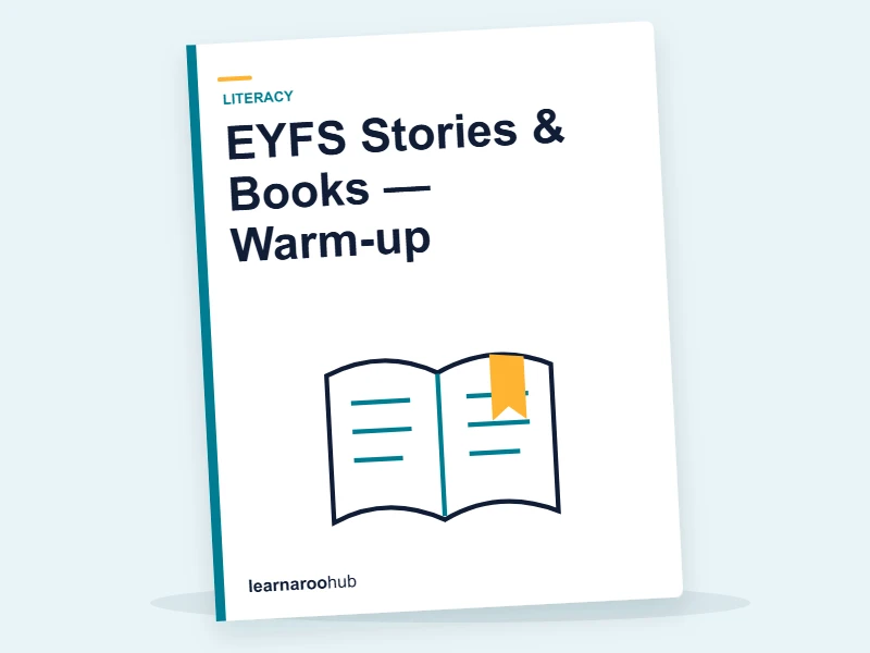 EYFS Stories & Books — Warm-up — quiz cover