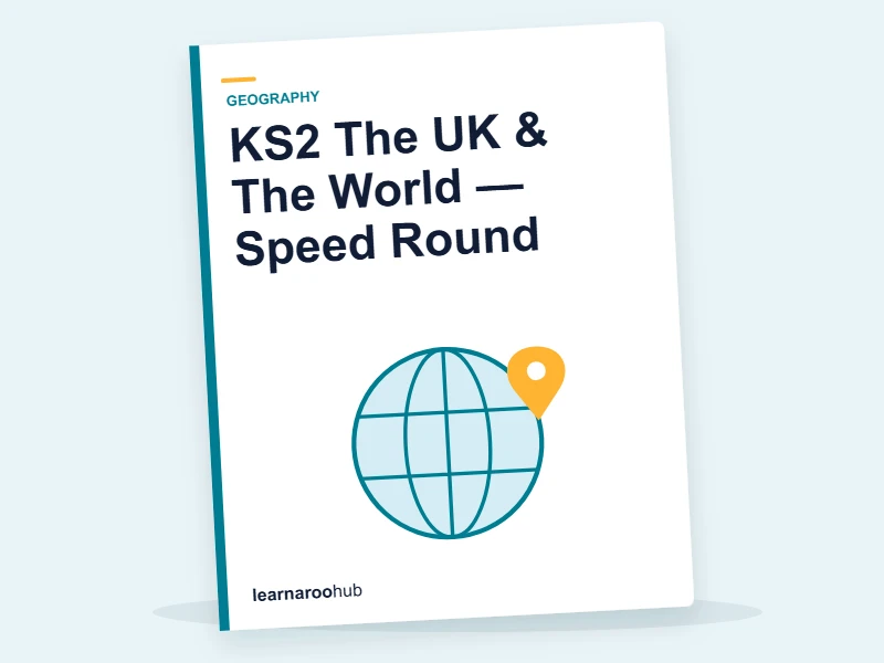 KS2 The UK & The World — Speed Round — quiz cover