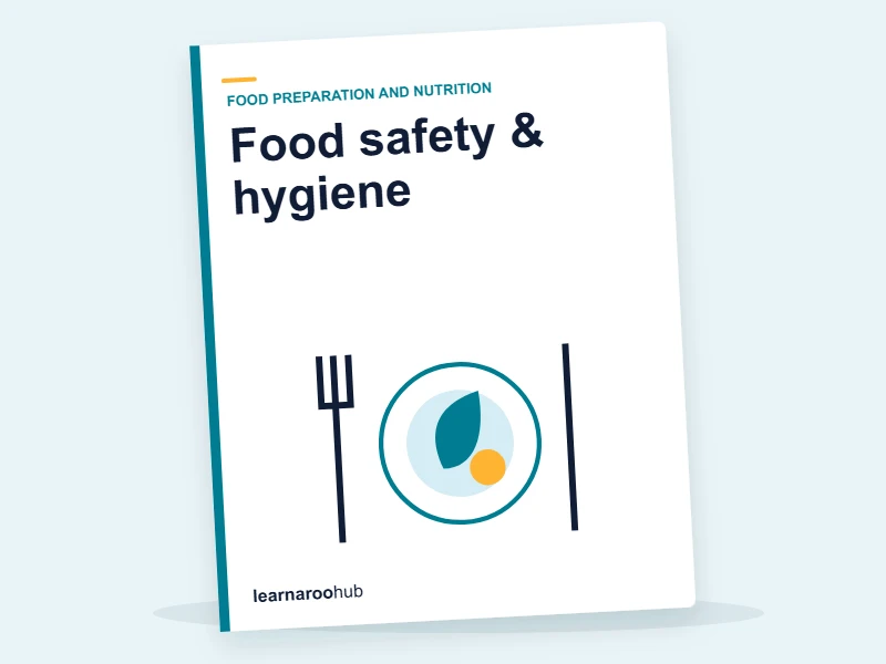GCSE Food Prep & Nutrition — Module 3: Food safety & hygiene — e-learning module cover