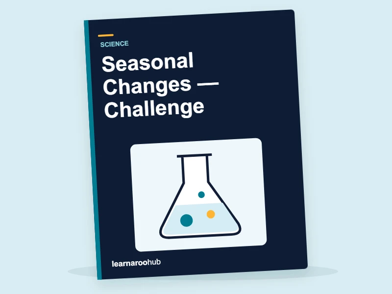 KS1 Science: Seasonal Changes — Challenge — activity book cover