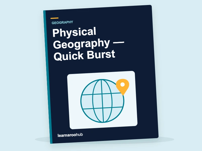 KS2 Geography: Physical Geography — Quick Burst — activity book cover