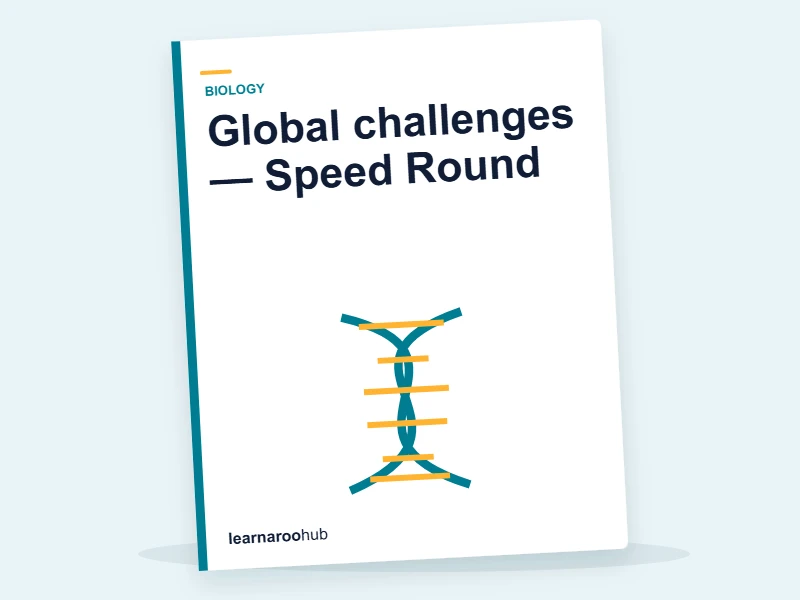 Global challenges — Speed Round — quiz cover