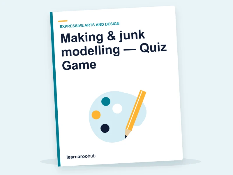Making & junk modelling — Quiz Game — quiz cover