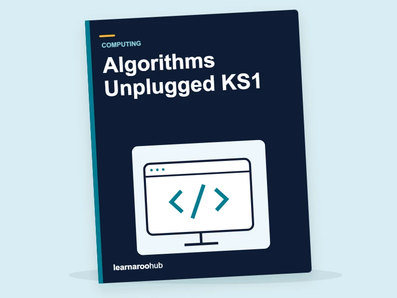 Algorithms Unplugged KS1 — activity book cover