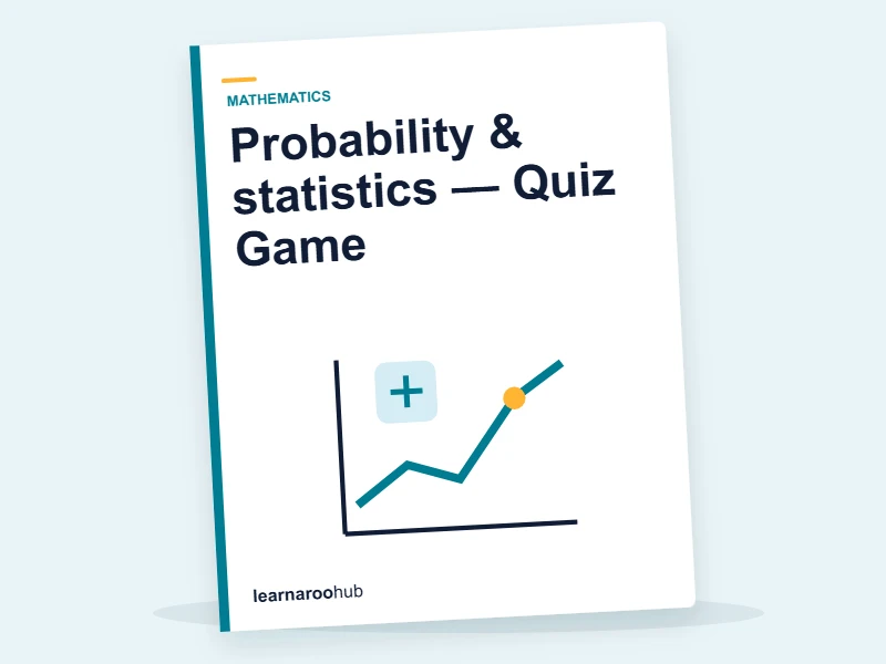 Probability & statistics — Quiz Game — quiz cover
