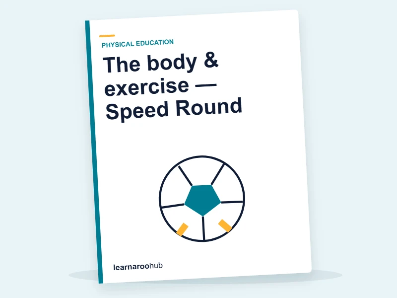 The body & exercise — Speed Round — quiz cover