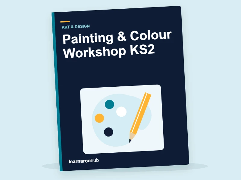 Painting & Colour Workshop KS2 — activity book cover