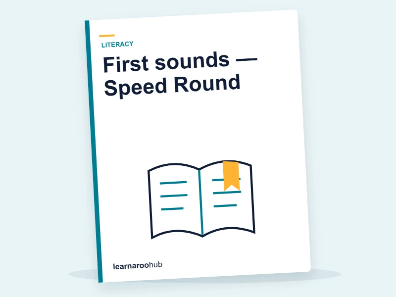 First sounds — Speed Round — quiz cover