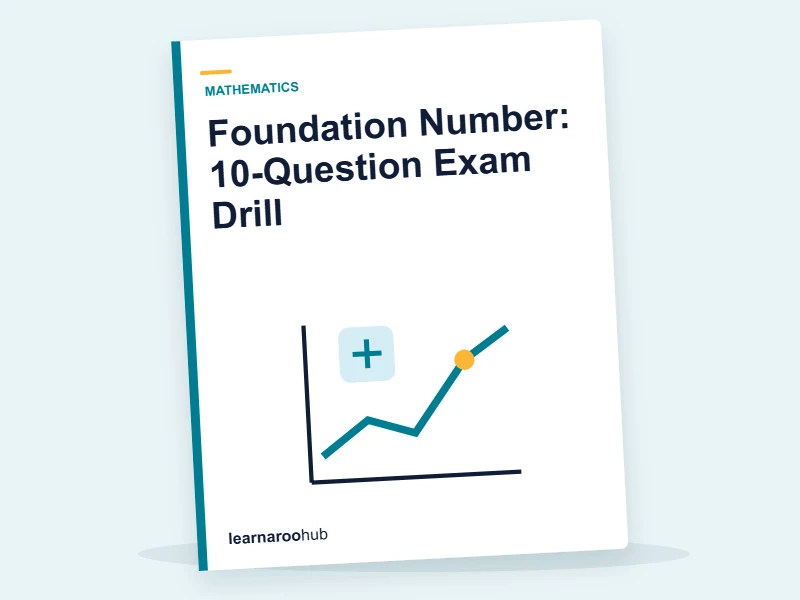 Foundation Number: 10-Question Exam Drill — quiz cover