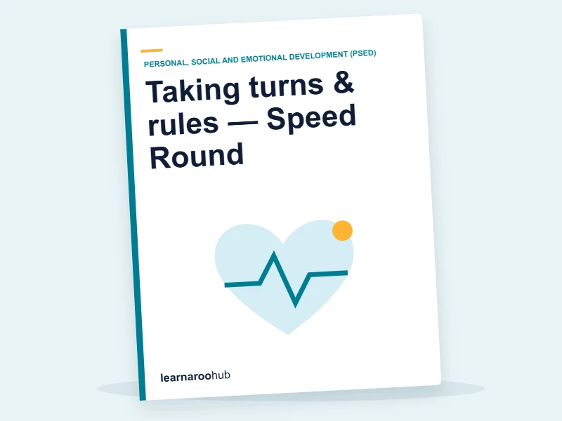 Taking turns & rules — Speed Round — quiz cover
