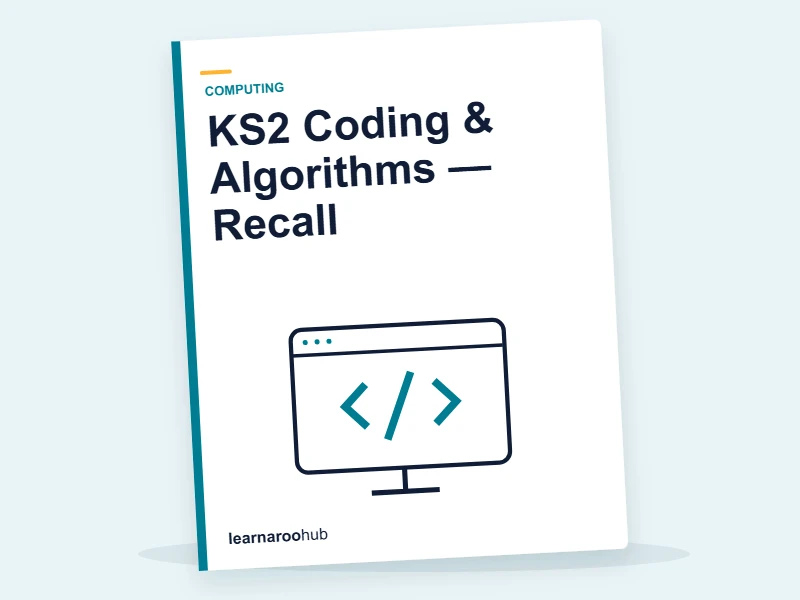 KS2 Coding & Algorithms — Recall — quiz cover