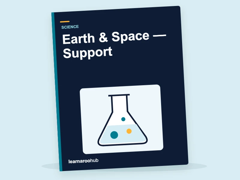KS2 Science: Earth & Space — Support — activity book cover