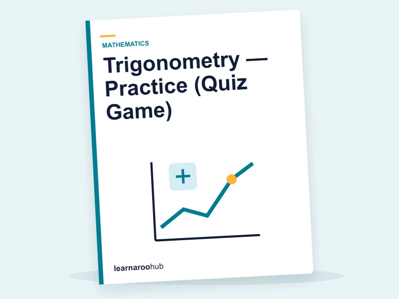 Trigonometry — Practice (Quiz Game) — quiz cover