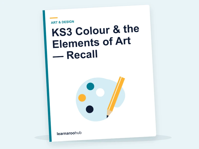 KS3 Colour & the Elements of Art — Recall — quiz cover