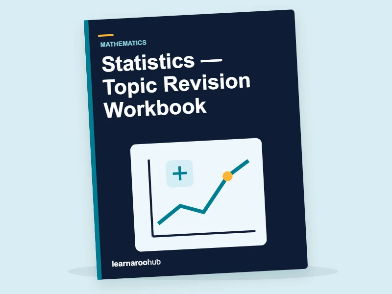 GCSE Maths: Statistics — Topic Revision Workbook — activity book cover