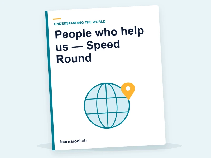 People who help us — Speed Round — quiz cover