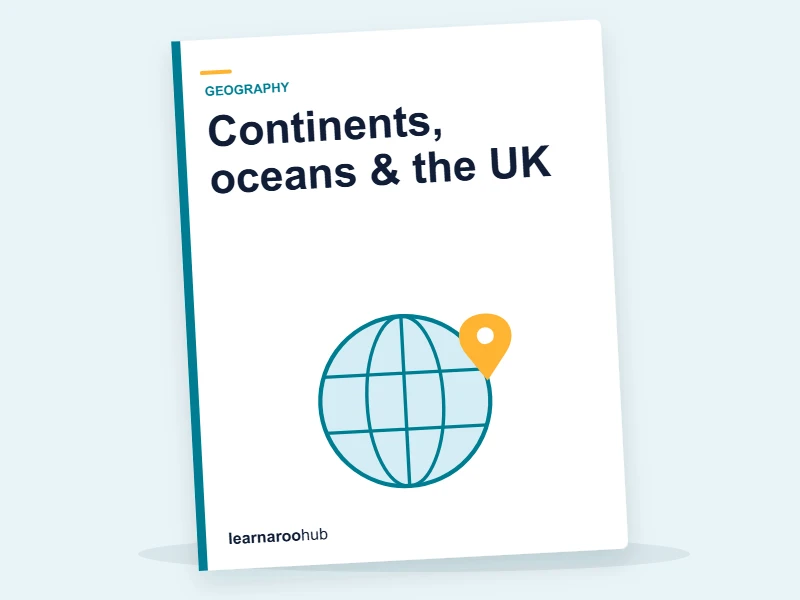 KS2 Geography — Module 5: Continents, oceans & the UK — e-learning module cover