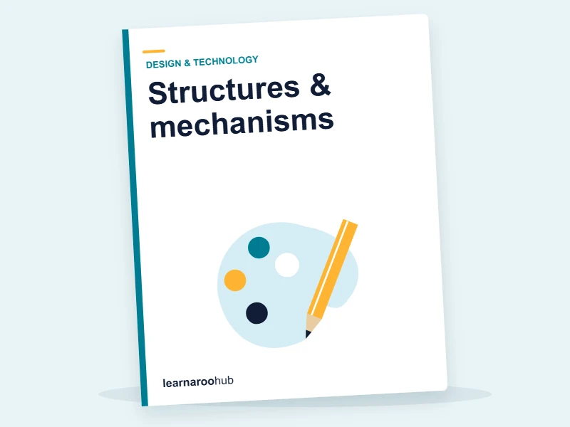 KS2 D&T — Module 4: Structures & mechanisms — e-learning module cover